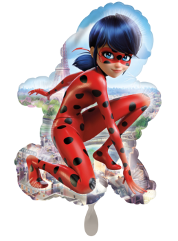 Preview: XXL Folienballon - SET: Miraculous; Ladybug - 86cm x 55cm
